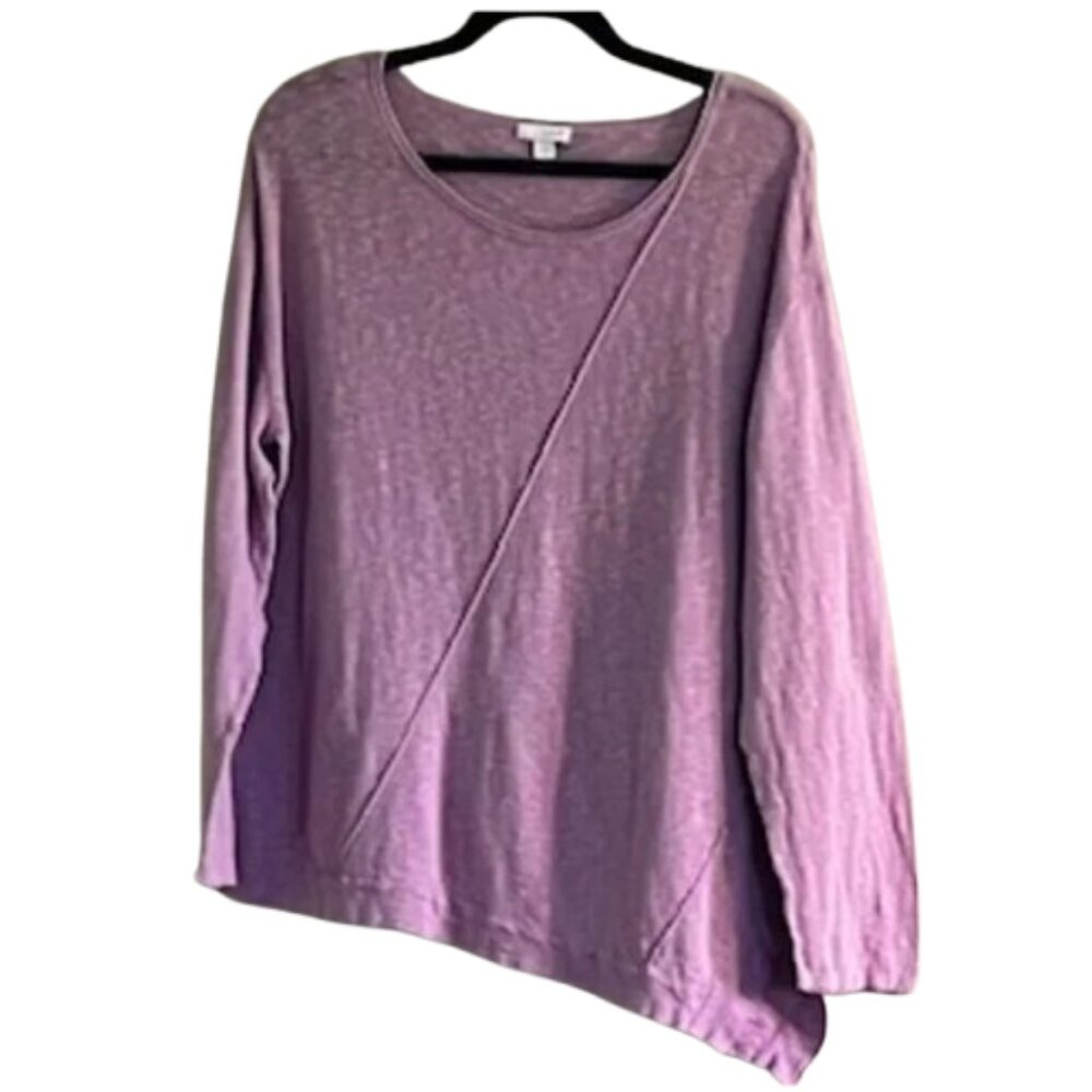 EUC J. Jill  Pure Jill Cotton/Linen Lightweight Sweater